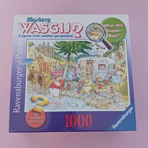 Wasgij Mystery Puzzle 1000 pieces Camping Commotion new sealed in box